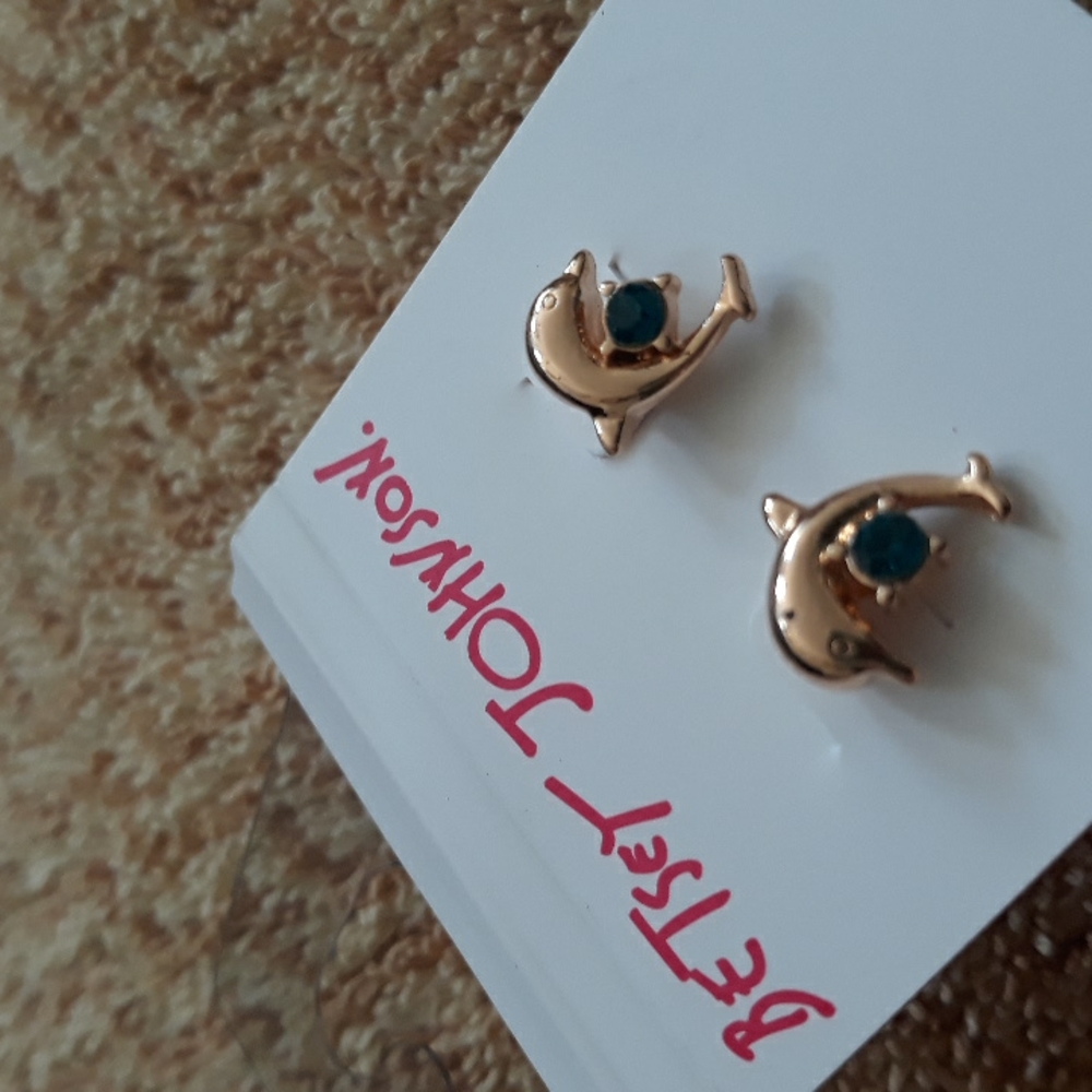 3x*Host Pick*Betsey Johnson dolphin earrings - Picture 10 of 11